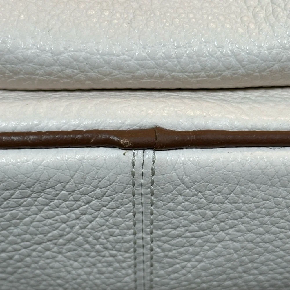 COACH Mini Court Pebbled Leather Backpack White With Rainbow Coach PRIDE Logo - Picture 16 of 16